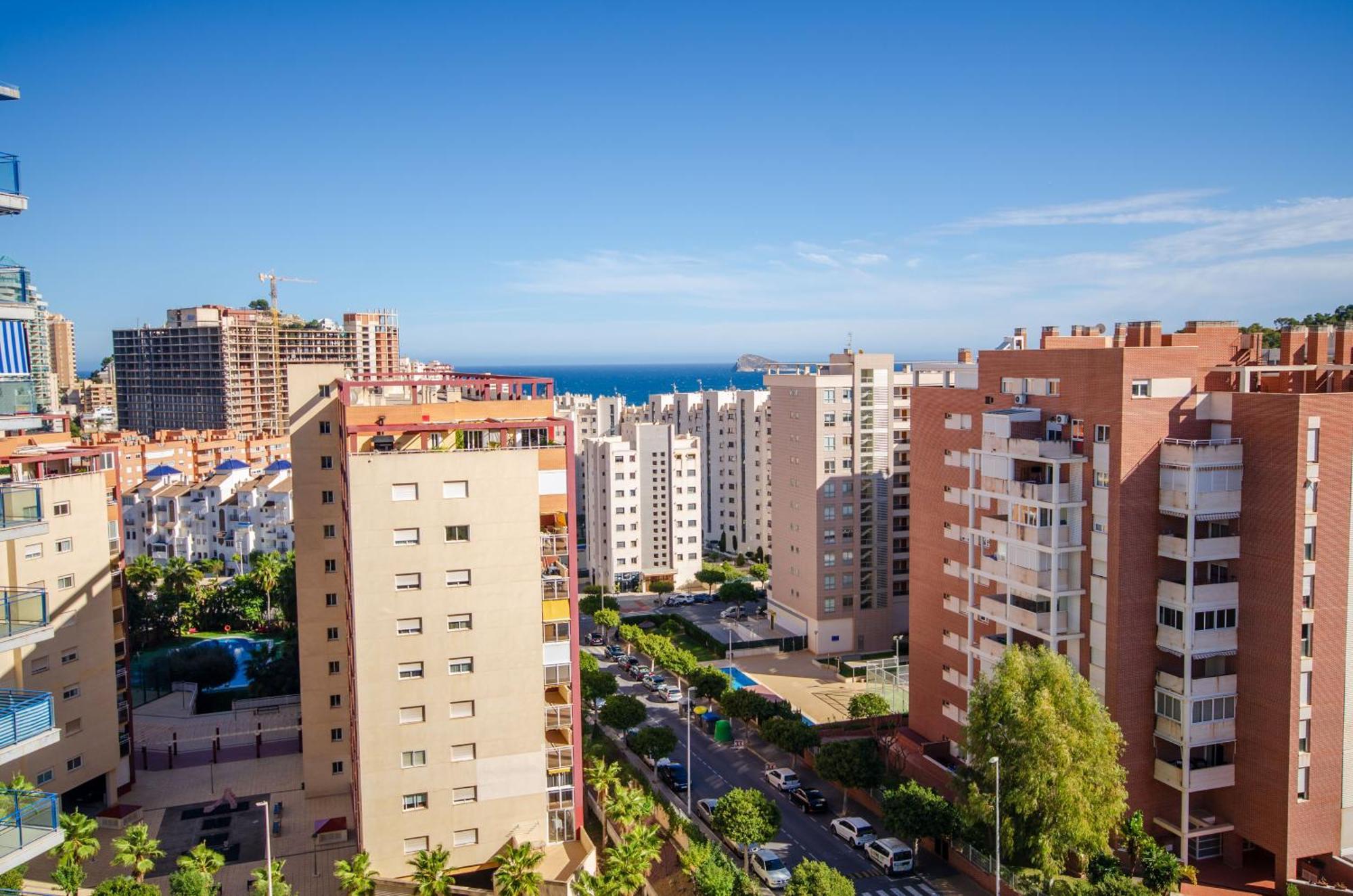 Cala Vent Mar Y Sol Poniente Beach Бенидорм Екстериор снимка